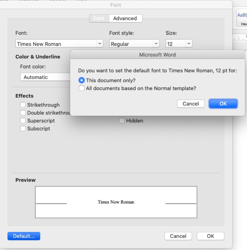 Format Academic Papers in Microsoft Word 2020