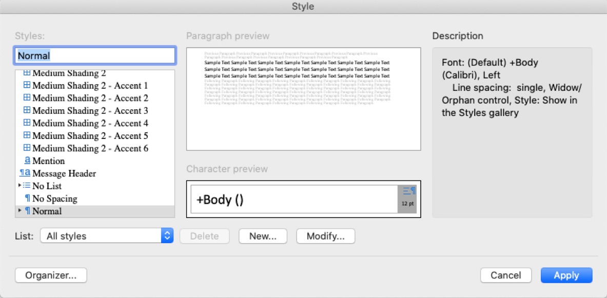 Format Academic Papers in Microsoft Word 2020