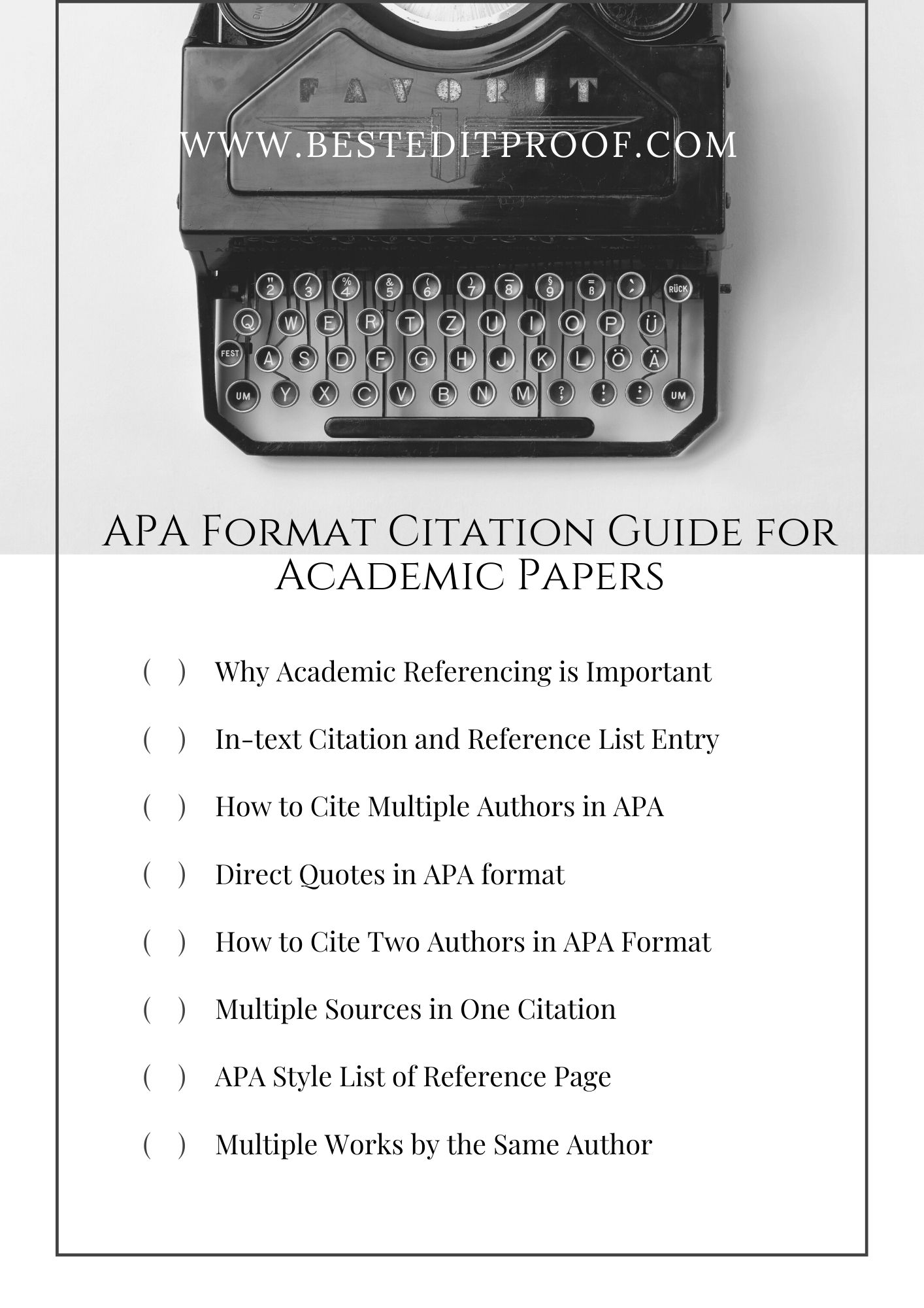 Citing Multiple Sources in APA With the Same Author